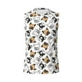 thumbnail image 4 of Yiaed French Bulldog3 Print Men's Singlet Vests Summer Running Muscle Tank Tops Gym Undershirt Round Neck Sleeveless for man, 4 of 5