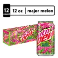 thumbnail image 3 of Mountain Dew Major Melon, 12 Oz Can, 3 of 4