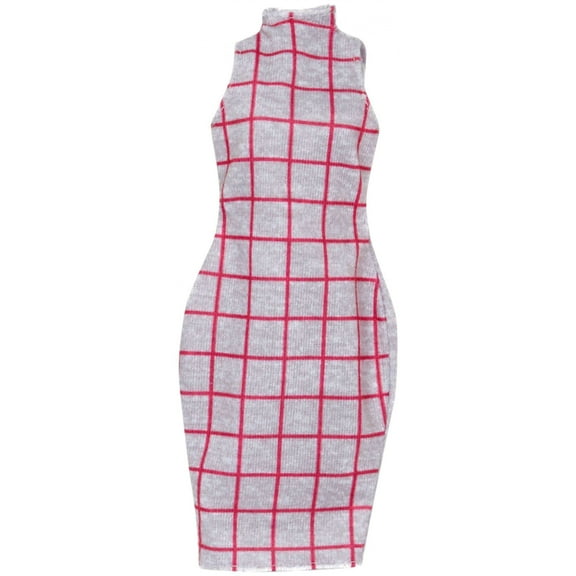 Barbie Trendy Gray Fashion Dress 14