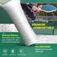 thumbnail image 3 of Pickleball Paddles Set Of 2, Fiberglass Surface, Elegant Geometric Print, 4 Balls & Bag, 3 of 5