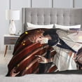 thumbnail image 4 of Anime Blanket, Jujutsu Kaisen Blanket, Super Soft Throw Blanket For Couch Sofa Bed, Cozy Lightweight Warm Flannel Blanket, 60"X50", 4 of 9