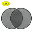 thumbnail image 1 of Unique Bargains 2 Pcs 6.5 Pieds Haut-Parleur Grille Décorative Cercle Protection de Caisson de Basses Pièces Audio Argent, 1 of 4