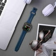 thumbnail image 6 of FKM Rubber Bands for Apple Watch, Silicone Band Straps Compatible with Apple Watch Series Ultra2/Ultra/9/8/SE2/7/6/SE/5/4/3/2/1,Silicone Wristband Compatible with Apple Watch 42/44/45/49mm, 6 of 7