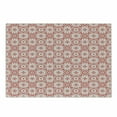 thumbnail image 1 of Coral Cutting Board, Geometric Art Deco Pattern with Lacing Shapes 30s Style Vintage Motifs, Decorative Tempered Glass Cutting and Serving Board, Small Size, Coral Pale Coral White, by Ambesonne, 1 of 1