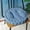 Blue, variant on Round Seat Cushion 18 inch Thicken Solid Color Reversible Chair Pad Soft Kitchen, Home, Office, Garden, Dining Chairs Stools Pillow Circle 40x40cm