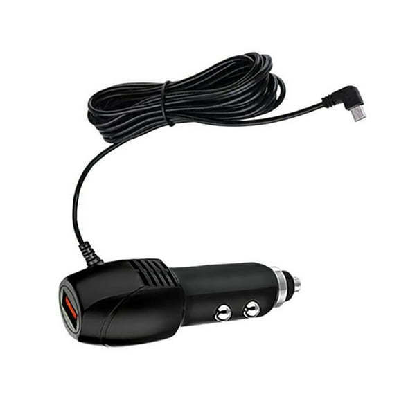 USB Car Charger with Mini USB Port for Smartphones and Tablets Dash Cam Charger with 3.5M Cable