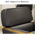 thumbnail image 3 of Silla Sillón Para Barbería Estética Cuero Y Acero Inoxidable - Negro/dorado, 3 of 5
