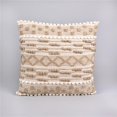 thumbnail image 1 of HomeRoots 396565 Boho Nubby Beige & Coussin à Jeter Blanc, 1 of 1