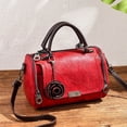 thumbnail image 1 of Retro Women's Handbag Small Flower Pendant Crossbody Shoulder Bag, 1 of 10