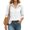 White, variant on TGSLY Women's Roll Tab Long Sleeve Linen Tops Collared Button Down Office Shirts Relaxed Dressy Casual Curved Hem Solid Color Blouses XL
