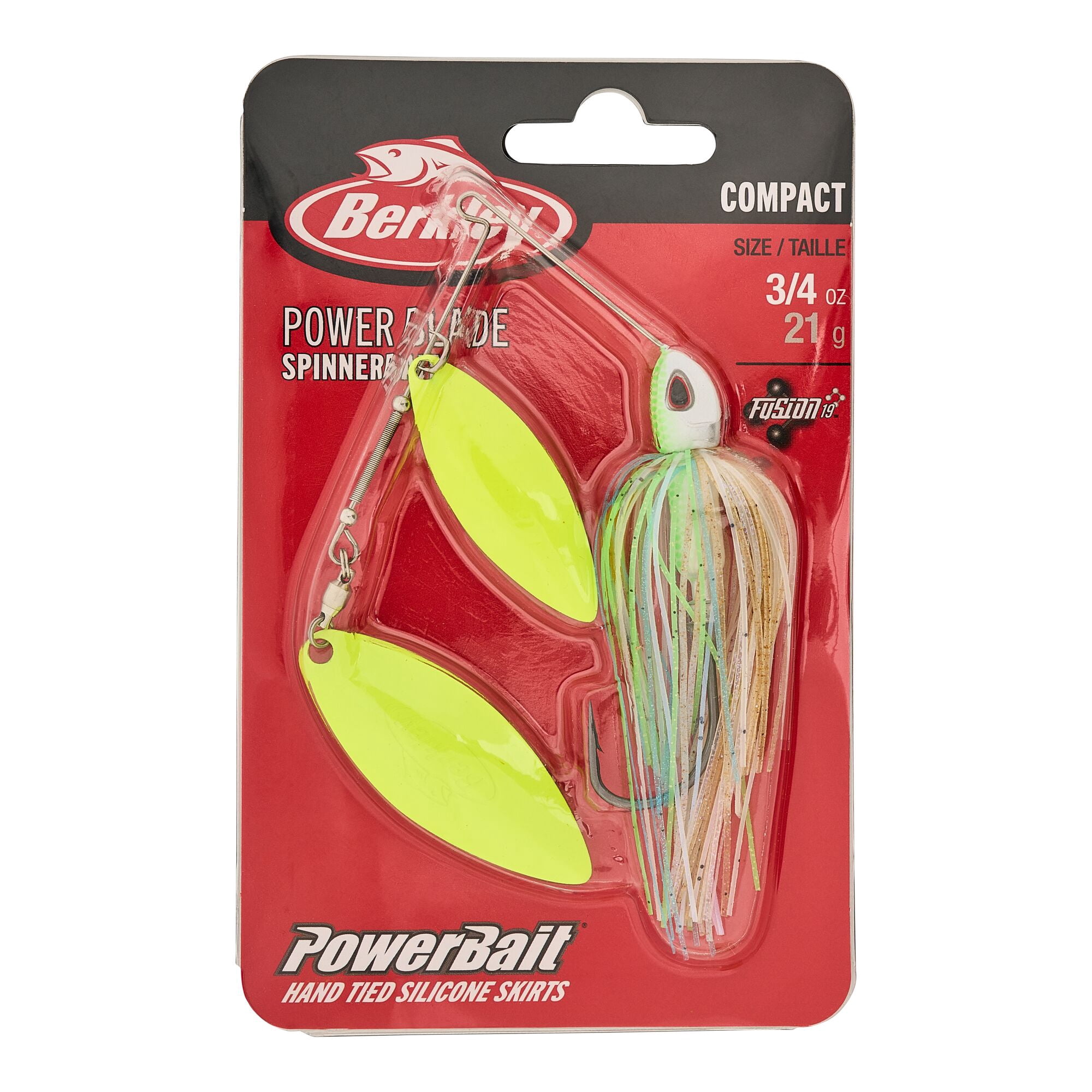 Berkley Power® Blade Compact, Spinnerbaits, Pretty One/Chartreuse + Chartreuse (1-count)