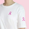thumbnail image 2 of Pink Ribbon Stickers Breast Cancer Awareness Stickers Self-adhesive Ribbon Design Stickers for Fundraisers Groups Charity Events, 2 of 7