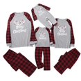 thumbnail image 2 of Pijama a juego familiar, top de manga larga y pantalones, pijama navideño, conjunto de ropa de dormir Xemadio CJWUS-2797, 2 of 7