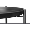 thumbnail image 4 of Outdoor Side Table 2-Tier Round End Table Black, 4 of 13