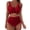 Wine, variant on BeAi Swimsuits for Curvy Women One Piece Bikini Sets for Women Push Up Skimpy Swimwear for Women 2025 Tummy Control Modest Tankini with Shorts Flounce Top Previous Orders