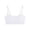 White, variant on sComfortable Adjustable No Wire Seamless Supportive Everyday Bra for Women with Flexible Fit Black M