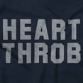 thumbnail image 2 of Heartthrob Funny Valentines Joke Men's Graphic T Shirt Tees Brisco Brands S, 2 of 3