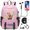 Color3, variant on One Anime Piece Backpack with USB Charging Port Student Schoolbag Multifunctional Laptop Knapsack for Teen