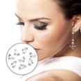 thumbnail image 2 of MasteelfCA 8pcs Clip-on Earring Base Safe Non-Pierced Ear Clips Earring DIY Material, 2 of 8