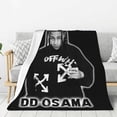 thumbnail image 2 of Dd Hip Hop Osama Flannel Blanket Air Conditioning Blanket Nap Blanket Sofa Throw Blanket Throw Blankets 40"X30", 2 of 6