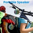 thumbnail image 4 of Altavoz de ducha Bluetooth, altavoces impermeables IP7 Bluetooth inalámbricos con ventosa, altavoz portátil con sonido envolvente HD 360, altavoz inalámbrico con luz LED, emparejamiento estéreo dual,, 4 of 4