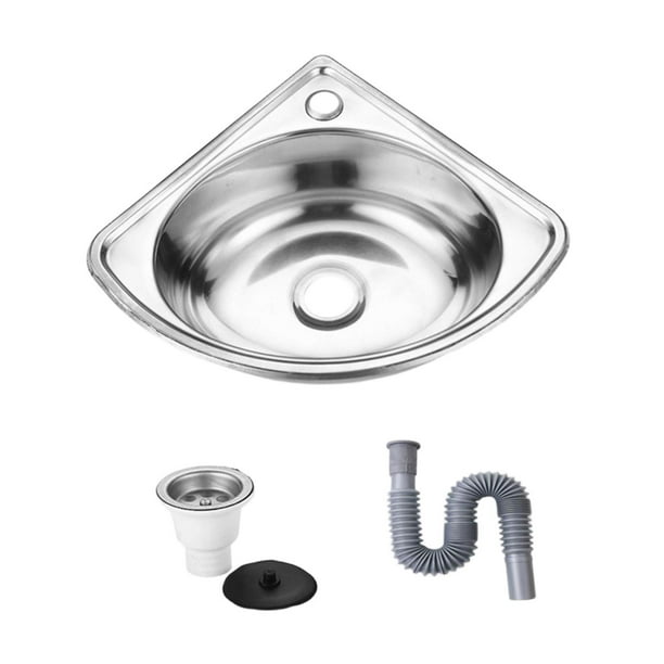 Lavabo de esquina pequeño para baño, lavabo triangular de pared, lavabo para el hogar, lavabo de barra para baño, apartamento, barco, restaurante Tipo A
