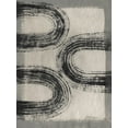 thumbnail image 2 of Goldberger, Jennifer 12x14 White Modern Wood Framed Museum Art Print Titled - Grey Linear Path III, 2 of 4