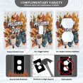 thumbnail image 3 of Yayeee Duplex Wall Plate 1-Gang 4.5"x2.7" Home Receptacle Light Switch Decorative Outlet Cover, Autumn Day Pattern, 3 of 7