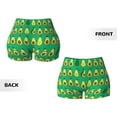 thumbnail image 5 of Haiem Cartoon Fruit 1 No Front Seam Biker Shorts for Women Yoga Workout Gym Bike Shorts with Tummy Control Moisture-Wicking-, 5 of 9
