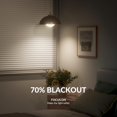 thumbnail image 5 of Boolegon No Drill Blinds for Windows Half Blackout Cellular Shades Cordless No Tools Honeycomb Pull Down Easy Install Cellular Blinds for Door, Home, Light Gray, 22.5" W x 82" H, 5 of 9
