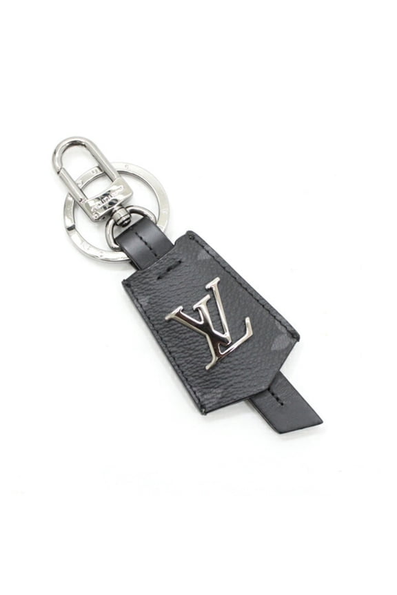 Pre-Owned Louis Vuitton Key Ring Holder Bag Charm Porte Cle Cloche Monogram Eclipse...