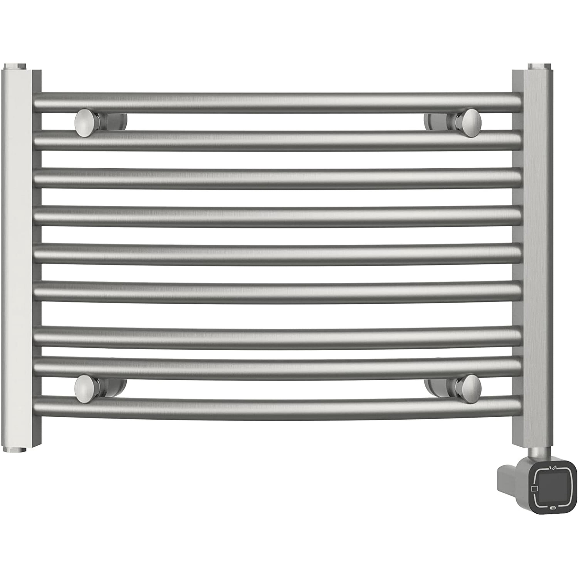 HEATGENE Smart Towel Warmer with Timer and Temperature Control, Smart Liquid  Filled Towel Rails, Plug-in/Hardwired Wall-Mounted Towel Heater Rack  Compatible Brushed - Walmart.com