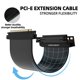 thumbnail image 2 of Cable de extensión PCI-E 3.0 X16 HAOYEXIN de 20 cm con ángulo recto, 2 of 6