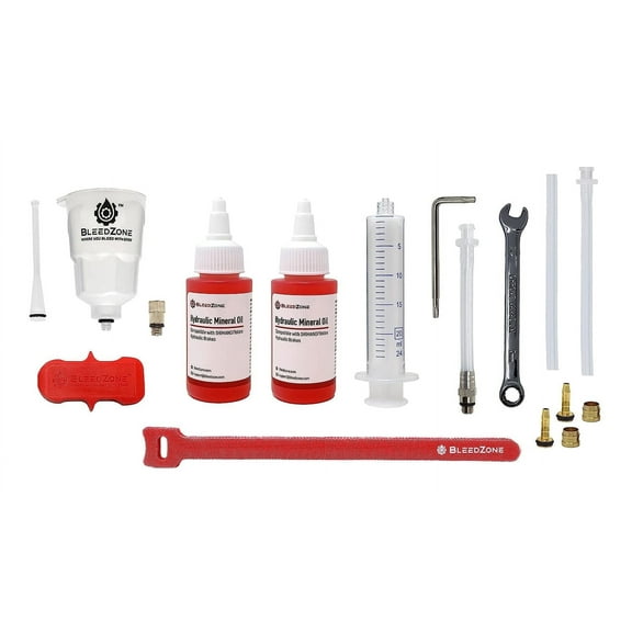 Bleed Kit for 2 Piston Tektro/TRP Hydraulic Disc Brakes with Mineral Oil