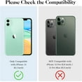 thumbnail image 2 of Shockproof Case for iPhone 11 6.1 inch, [Built-in Camera Cover] Military Grade Phone Case Cover with Embedded Metal Ring Stand Kickstand [Support Magnetic Car Holder] for iPhone 11, Green, 2 of 13