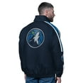 thumbnail image 2 of Men's Starter  Blue Minnesota Timberwolves Freestyle Lightweight Full-Zip Jacket, 2 of 2