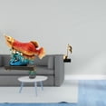 thumbnail image 2 of Adorno de mesa de resina con forma de nota musical de arowana, escultura de prosperidad, figura decorativa, centro de mesa creativo para la entrada, s, 2 of 8