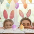 thumbnail image 6 of HONMEET 24-Piece Easter Festival Hanging Decorations, Assorted Color Foam Ornaments with Rope for Spring Party Decor, 6 of 6