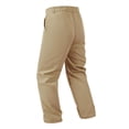 thumbnail image 3 of PNTUTB Men's Solid Color Elastic Waist Button Fly Zipper Casual Comfortable Straight Leg Pants with Pockets, 3 of 5