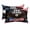 Black, Red, Blue, White, variant on 1 Pack Outdoor Waterproof Throw Pillows for Head,1776-2026 Patriotic Eagle Cushion Cases with Insert&Straps Neck Pillows for Patio Chaise Lounge Recliner Chair,Fireworks USA Background