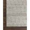 thumbnail image 3 of Loloi Cole COL-02 Indoor/Outdoor Power Loomed 5' x 7' 6" Rectangle Rug in Grey and Bone (COLECOL-02GYBO5076), 3 of 3