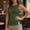 Army Green, variant on Women's Summer Solid Crew Neck Cami Top Sleeveless Casual Lightweight Daily Tank Top Wine M