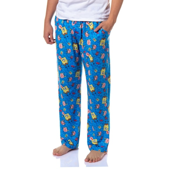 SpongeBob SquarePants Men's Pet Gary The Snail Lounge Sleep Pajama Pants