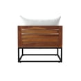 thumbnail image 2 of SEI Furniture Taradale Wood Outdoor Chair with Cushions in White/Black, 2 of 7