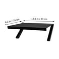 thumbnail image 2 of YSNOOWE 1Pack Wall Mount Display Shelf Black Multi-functional Storage Rack for General Users, 2 of 8