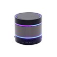 thumbnail image 1 of Altavoz Bluetooth con luz LED de 7 colores Altavoz impermeable con sonido estéreo envolvente portátil inalámbrico, plateado sidaley EL5148-02B, 1 of 2