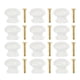 thumbnail image 1 of 12 tiradores de madera sencillos para puertas de casa, cajones y cajones con tornillos., 1 of 7