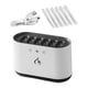 thumbnail image 3 of Humidificador de aire con luz RGB, humidificador de escritorio 900ml 10HR apagado automático, humidificadores ultrasónicos silenciosos que cambian de, 3 of 9