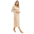thumbnail image 4 of Autumn Women Super Comfortable Soft Velvet Nightgowns Lace Sweet Princess Nightgown Nightdress Ladies Sleepwear Nightdress S-XXL, 4 of 6