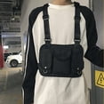 thumbnail image 4 of SeekLGT Radio Chest Harness Adjustable Nylon Vest with Reflective Stripes for Hiking Biking Camping Outdoor Work Safety, 4 of 6